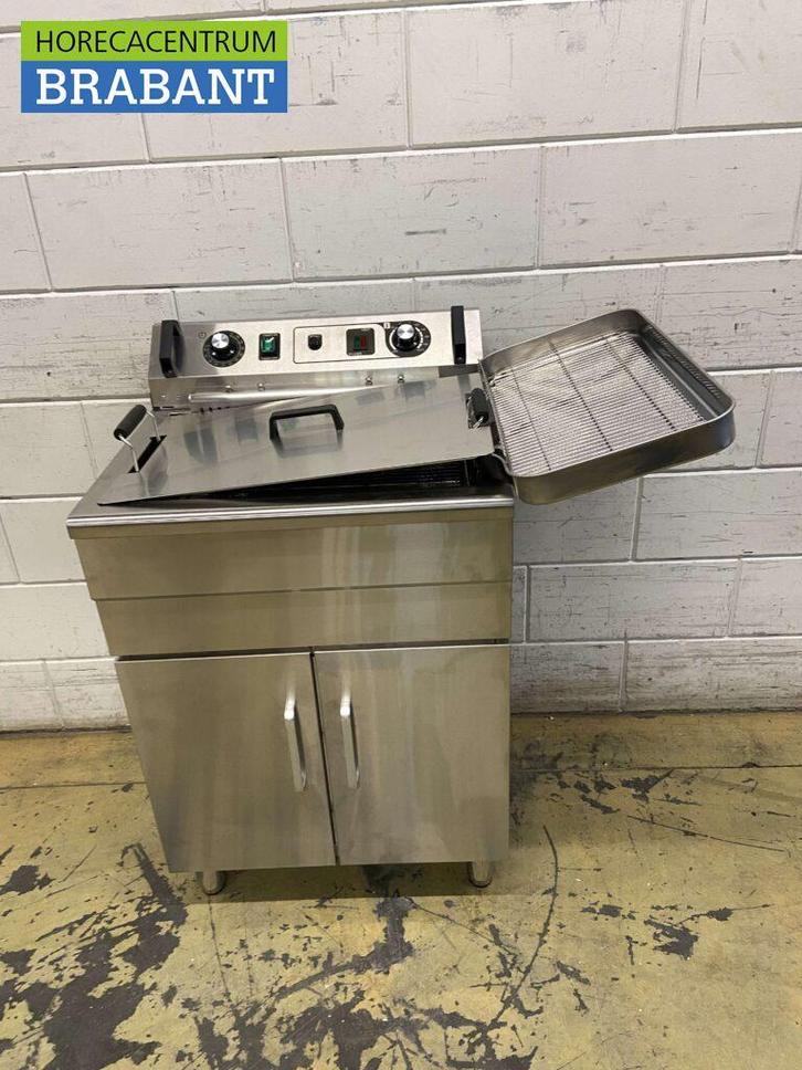 RVS Visfriteuse Oliebolfriteuse Friteuse Frituur 23 liter, Zakelijke goederen, Horeca | Keukenapparatuur, Nieuw in verpakking