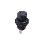 Schakelaar Push-Button 2 Polig 25A 12-24V Zwart Rond, Hobby en Vrije tijd, Elektronica-componenten, Ophalen of Verzenden, Nieuw