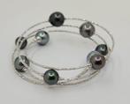 Armband - 18 karaat Witgoud - Tahitian Pearls, Nieuw