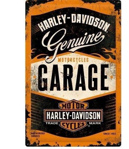 Harley-davidson reclamebord genuine garage, Verzamelen, Merken en Reclamevoorwerpen, Nieuw, Ophalen of Verzenden