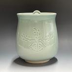 Japanese Celadon Mizusashi - Izumi Kiln - Container -