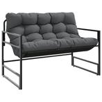 Tuinbank 113cm Antraciet - Retourdeal - 35% Korting!, Ophalen of Verzenden, Nieuw, Textileen