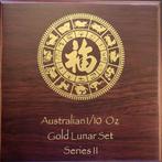 Verzameldoos Gouden Lunar II - 1/10 oz (12 munten), Verzenden, Losse munt, Goud