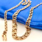 8 Krt. Rosé Prince of Wales schakel collier | 45 cm, Ophalen of Verzenden, Goud