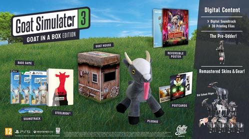 Goat Simulator 3 - Goat in a Box Collectors Edition - PS5, Spelcomputers en Games, Spelcomputers | Overige, Verzenden