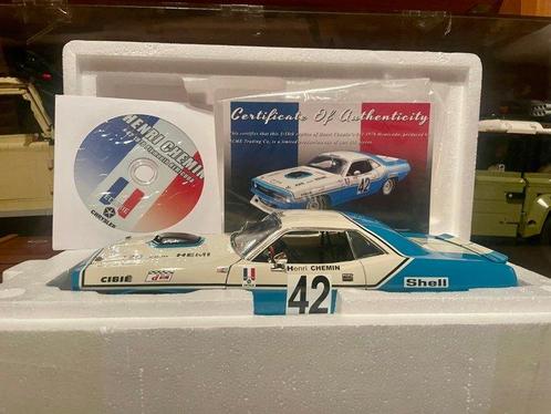 acme 1:18 - Modelauto - Plymouth Hemi Cuda 1970 Henri Chemin, Hobby en Vrije tijd, Modelauto's | 1:5 tot 1:12