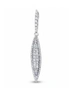 Hanger - 14 karaat Witgoud - 0.99ct. tw. Diamant