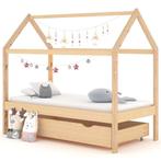 vidaXL Kinderbedframe met lade massief grenenhout 80x160 cm, Kinderen en Baby's, Verzenden, Nieuw