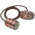 LED Hanglamp - Hangverlichting - Loft - Industrieel - Rond -, Huis en Inrichting, Ophalen of Verzenden, Nieuw, Metaal