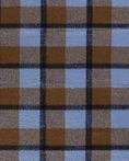 Heavy Knit Ruiten Bruin Blauw