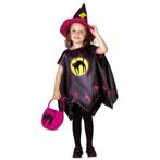 Halloween Heks Kostuum Katten Kind 3/4 jaar, Verzenden, Nieuw