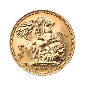 Gouden 1/2 Sovereign munt beschikbaar voor biedingen