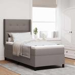 vidaXL Boxspring bed met matras met hoofdeinde Taupe 80 x, Huis en Inrichting, Slaapkamer | Bedden, Verzenden, Nieuw