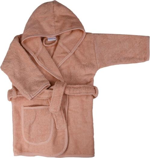 MamaLoes Badstof Light Pink 1-2jr Badjas ML5385, Kinderen en Baby's, Badjes en Verzorging, Nieuw, Verzenden