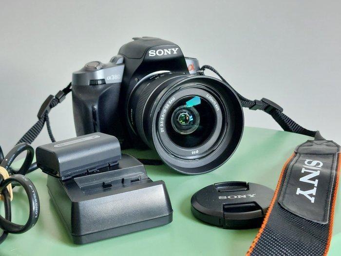 Sony 380 & Sony 3.5 – 5.6 /18 – 55 zoomlens Digitale reflex, Audio, Tv en Foto, Fotocamera's Digitaal