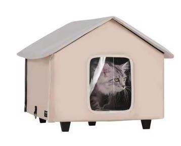 Verwarmd Kattenhuis Buiten –Waterdicht, Thermostaat en Kusse beschikbaar voor biedingen