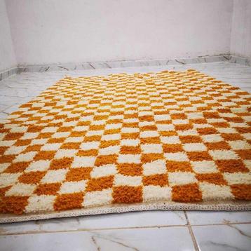 Berber - Vloerkleed - 250 cm - 180 cm - Tegeltapijt - met de beschikbaar voor biedingen