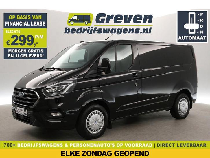 Ford Transit Custom 2.0 Ecoblue 170PK L1H1 | Automaat |, Auto's, Bestelauto's, Te koop, Automaat, Financial lease, Diesel, Zwart