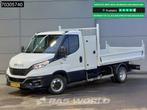 Iveco Daily 35C14 Kipper met Kist Dubbellucht 3,5t Trekhaak, Stof, Gebruikt, Euro 6, Iveco