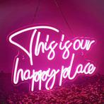 Neon Mood Light Board - This is Our Happy Place - Dimbaar, Verzenden, Nieuw