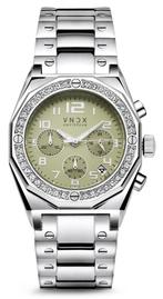 VNDX The One Silver Green MS12886-18 dameshorloge, Overige merken, Staal, Staal, Verzenden