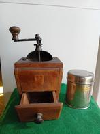 Koffiemolen - antiquariato - Hout, IJzer - Antieke, Antiek en Kunst
