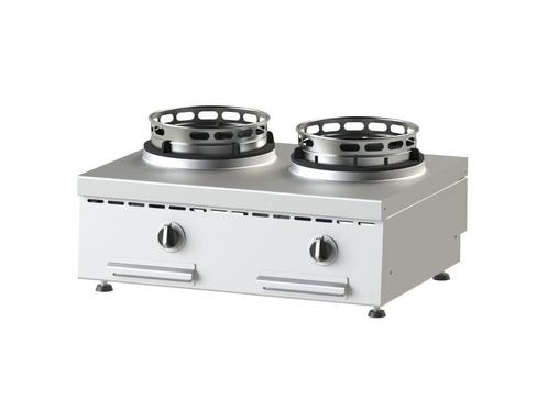 Wokbrander | aardgas | 2 branders, Zakelijke goederen, Horeca | Keukenapparatuur, Nieuw in verpakking, Verzenden