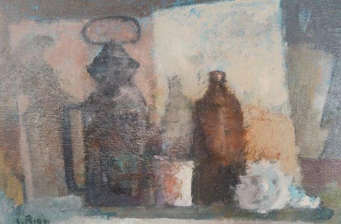 Giuseppe Rigon (1929-?) - Composizione, Antiek en Kunst, Kunst | Schilderijen | Klassiek