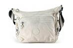 Kipling Schoudertas in maat standaard Beige, Verzenden, Zo goed als nieuw, Beige