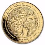 Tokelau. 100 Dollars 2021 1 oz Terra Proof-Like Gold Coin, Postzegels en Munten, Edelmetalen en Baren