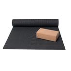 Basispakket yogamat en blok - zwart, Sport en Fitness, Overige Sport en Fitness, Verzenden, Nieuw