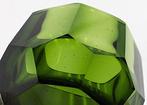 Moser & Söhne - Josef Hoffmann Faceted Crystal Glass Vase,, Antiek en Kunst
