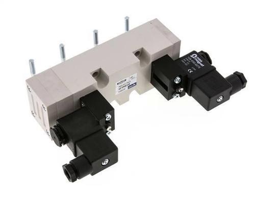 5/3 ISO 5599-2 Middenuitlaat Magneetventiel 24V DC, Doe-het-zelf en Verbouw, Gereedschap | Machine-onderdelen en Toebehoren, Nieuw