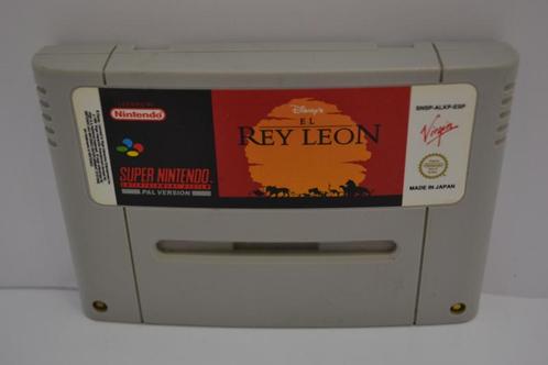 El Rey Leon - The Lion King (SNES ESP), Spelcomputers en Games, Games | Nintendo Super NES, Zo goed als nieuw, Verzenden