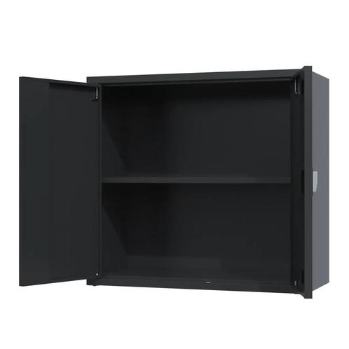 Nieuwe archiefkast - 75x80x38cm - roldeurkast - zwart, Huis en Inrichting, Kasten | Roldeurkasten en Archiefkasten, Met slot, 25 tot 50 cm