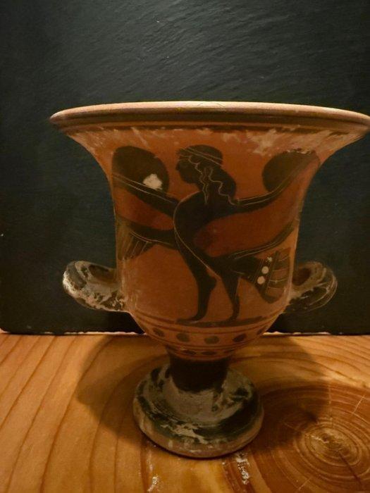 Aardewerk Vaas - 12 cm - Replica krater, Antiek en Kunst, Antiek | Overige Antiek
