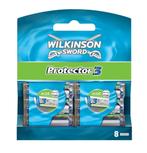 Wilkinson Protector 3 Scheermesjes - 8st, Nieuw, Ophalen of Verzenden