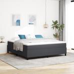 vidaXL Boxspring Bed Donkergrijs Super King Corduroystof, Huis en Inrichting, Slaapkamer | Bedden, Verzenden, Nieuw