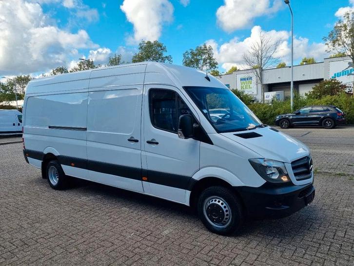 Zakelijke Lease |  Mercedes-Benz Sprinter 516 CDI MAXI/ Auto, Auto's, Bestelauto's, Lease, Automaat, Wit, Mercedes-Benz, Financial lease