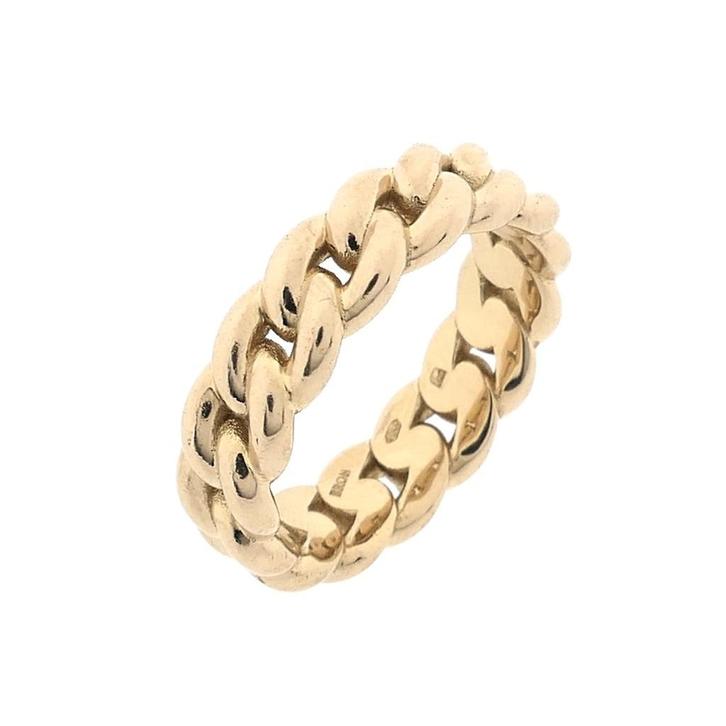 Gouden Classico ring | Bron Jewelry, Sieraden, Tassen en Uiterlijk, Ringen, Dame, Overige kleuren, 19 tot 20, Gebruikt, Goud, Ophalen of Verzenden