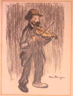 Honger - Litho Kees van Dongen (lijst optie, lithos), Verzenden