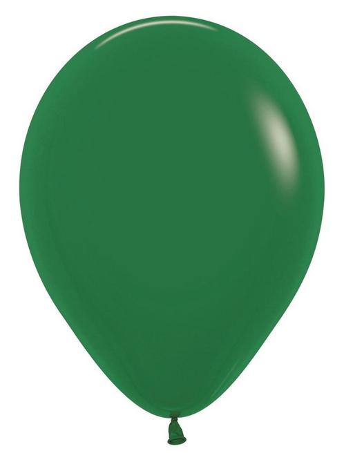 Ballonnen Forest Green 30cm 12st, Hobby en Vrije tijd, Feestartikelen, Nieuw, Verzenden