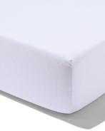 HEMA Hoeslaken 140x200cm flanel wit, Verzenden, Nieuw, Wit