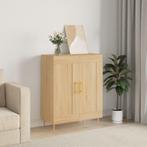 vidaXL Dressoir 69,5x34x90 cm bewerkt hout sonoma, Huis en Inrichting, Kasten | Dressoirs, Verzenden, Nieuw, 50 tot 100 cm, 25 tot 50 cm