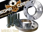 Spacers 15mm Alfa Romeo Opel Saab 5x110 65,1 Spoorverbreders, Verzenden