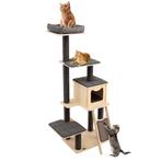 Krabpaal 175 cm Hoog Kattenhuis met Sisal Stammen en Krabpla, Dieren en Toebehoren, Katten-accessoires, Nieuw, Verzenden