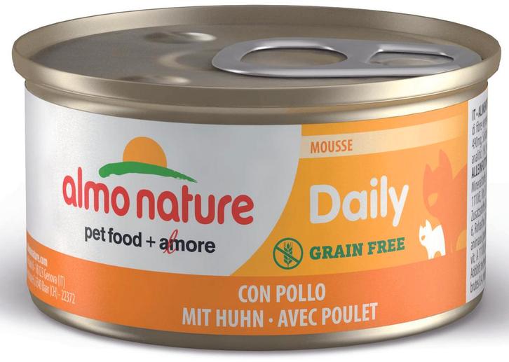 Almo Daily Menu Mousse Met Kip, Dieren en Toebehoren, Dierenvoeding, Verzenden