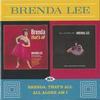 Brenda Lee - Brenda, Thats All / All Alone Am I, Ophalen of Verzenden, Gebruikt