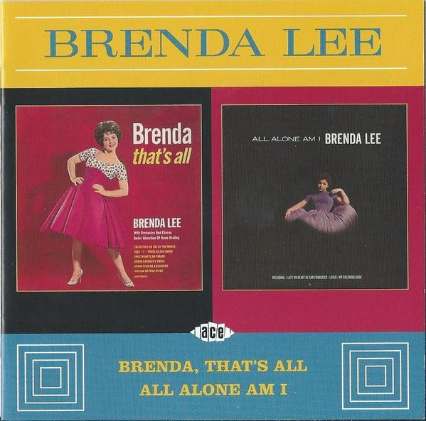 Brenda Lee - Brenda, Thats All / All Alone Am I, Cd's en Dvd's, Cd's | Pop, Gebruikt, Ophalen of Verzenden