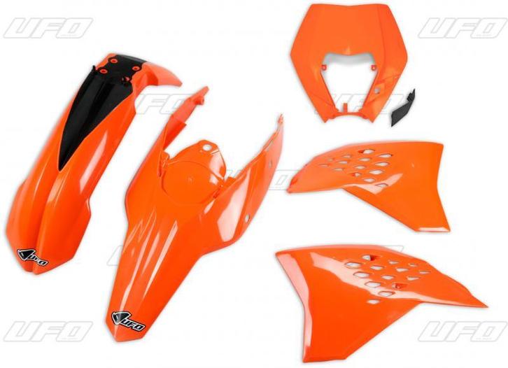 KTM 125 200 250 300 450 530 EXC Kappenset oranje, Motoren, Onderdelen | Overige, Ophalen of Verzenden